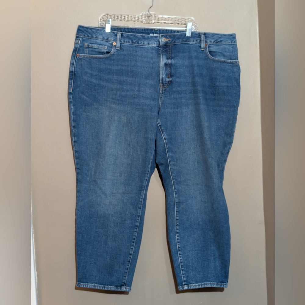 Old Navy High Rise Curvy O.G. Straight W/Hidden Pockets, Size 22